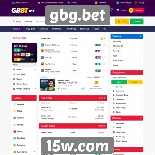 Interface e usabilidade do site gbg.bet